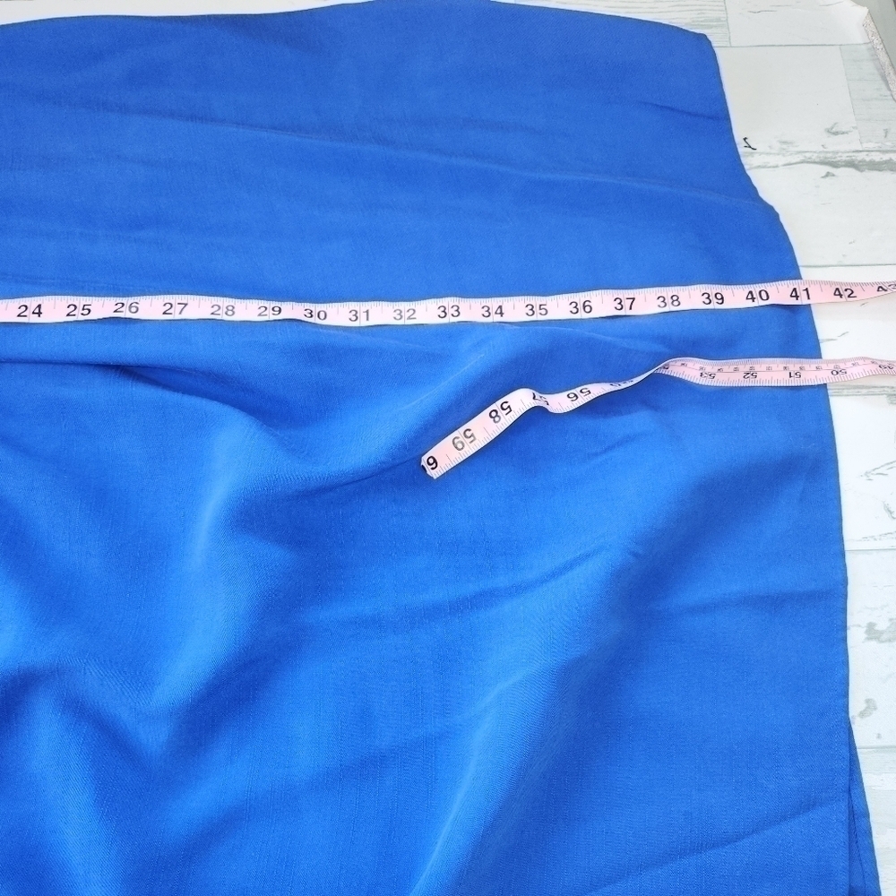 Gianni Bini NWT Trina Maxi DRESS Halter Neck Sleeveless Cut Out Tie Back Blue L - Picture 6 of 8